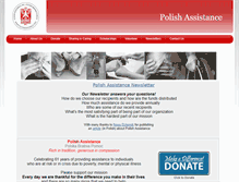 Tablet Screenshot of polishassistance.org